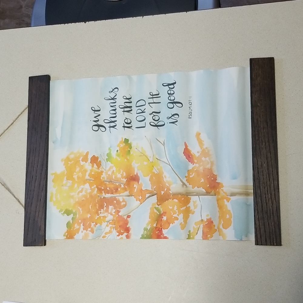 Psalm 107:1 Wall Decor